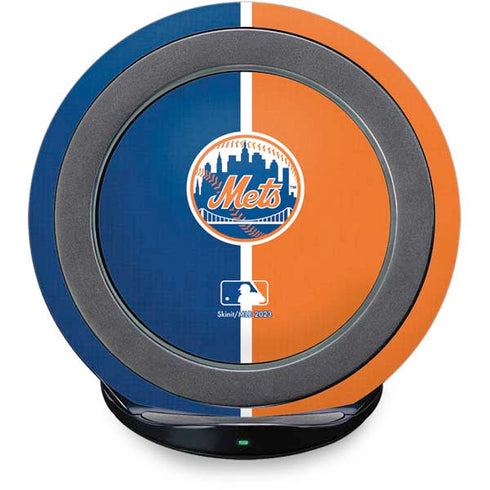 MLB New York Mets Split Fast Charge Wireless Charging Stand Skin